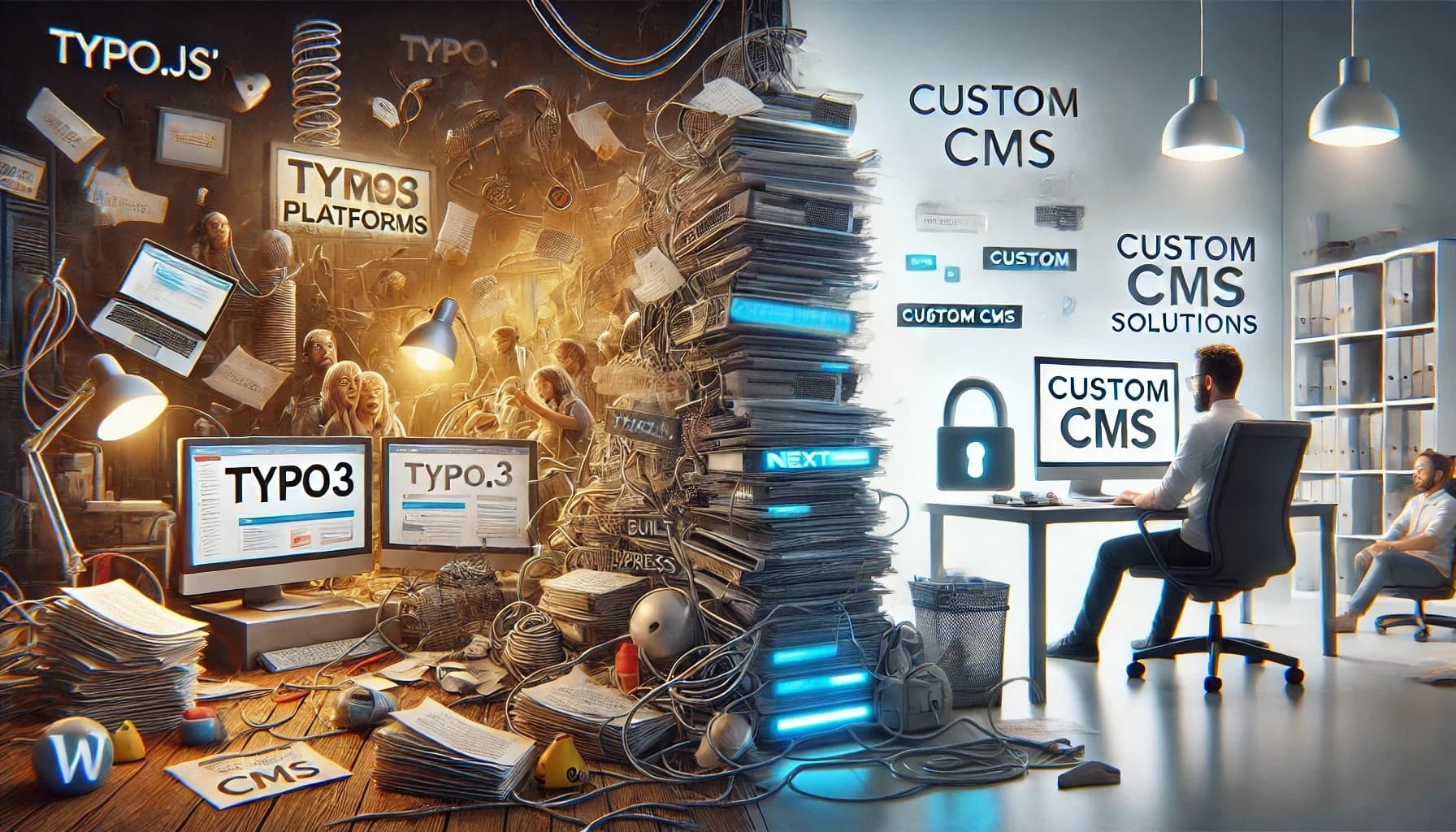 Warum ein individuelles CMS besser ist als TYPO3 oder andere CMS-Lösungen